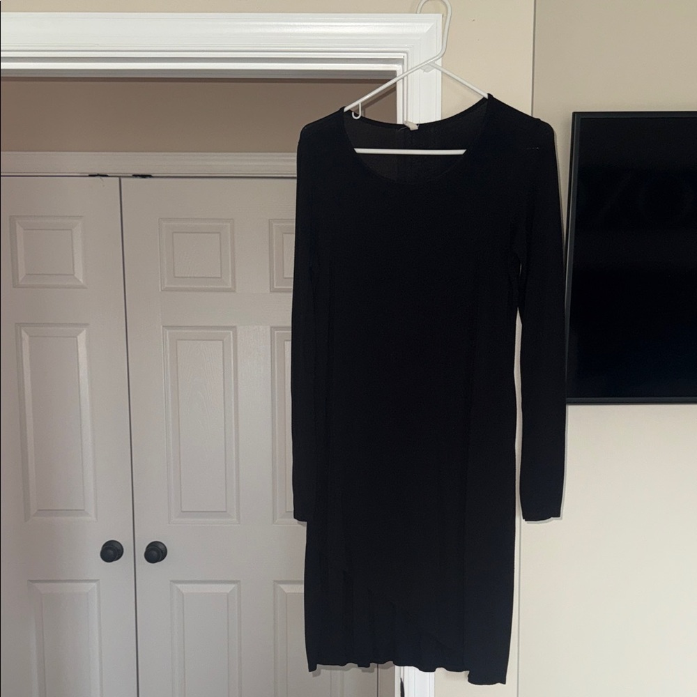 Pinkblush Classic Black Long Sleeve Dress